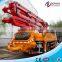 Mini concrete pump truck 24m long boom length with best price for sale