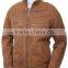 Men's Black Fashion Genuine Lamb Leather Jacket