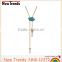 Hot sales nice quality simple design turquoise pendant chain necklace Nepal