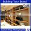 Factory Price Retail Handbag Shop Fitting Shelves With LED light For Bag Display