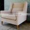 Wood Fabric Arm Chairs HS-SC2200
