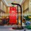 2016 Hot sale modern wood lampbody ceramic shade table reading lamp