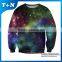 sublimation printing crew neck hoodie sweatshirt