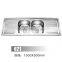 Widely used two bowls stainless steel 304 high quality fancy kitchen sink