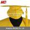 Economy Bachelor Graduation Cap and Gown Matte Gold