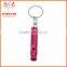 Promos Gifts Hot Selling Cheap Metal Whistle Keychain With Split Ring