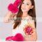Awesome Design Custom Made Suede Leather Gloves With Best Fox Hair Fur Cuffs