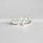 2015 Fashion antler silver ring and deer horn silver ring set S925 sterling silver