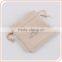 screen printed logo velvet gift drawstring pouch
