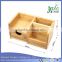 Natural Bamboo Drawer Desk Bamboo pen holder
