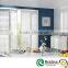 Decorative interior vinyl window shutter panel