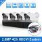 4CH 2.0MP HDCVI System HD CVI 4PCS 2MP HDCVI 1080P IR 20M 4CH Bullet HD CVI Kit