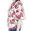 Women print rex rabbit fur coat fashion print pattern fur coat KZ150109