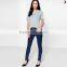 mid rise sexy lady shaping jeans trousers for women (JXA011)