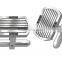 Coolman latest stainless steel businese men cufflinks for men's shirts