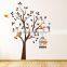 Christmas custom DIY tree home wall decor stickers water-proof removable vinyl home decoration tree wall decal