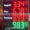 Outdoor High brightness LED Gas station Price Sign