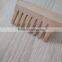 Wide tooth wood combs