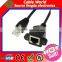 THE BEST Panel Mount Lan Cable Male to Female Cat5 Cat5e Type with Screws