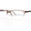 G3622-LQ0067 Transparent half rim eyeglasses frame for fashion lady