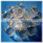 Transparent colourless high-grade acrylic /resin custom polyhedral dice in stock