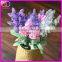 high quality silk artificial lavender flowers for interior and wedding decoration