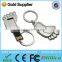 Multifunctional round metal material bigfoot usb flash drive with low price