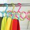 5 Circles Crystal Scarf Hanger Holder, Transparent Acrylic Scarf Organizer