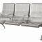 4 Seats 304 stainless steel lobby waiting chairs