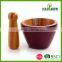 Bamboo Mortar and Pestle