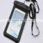 High quality cooler PVC plastic mobile phone waterproof bag for cell phone