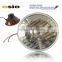 7' Round headlight Red brown Iron Semi Sealed Beam 12V/24V Auto Halogen Lamp Install H4 or HID H4 Xenon Bulb