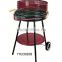 Portable Cast Iron round table Charcoal BBQ Barbeque Grills