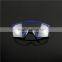 blue z87 safety glasses with transparent lens