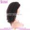 16 Inch kinky curly texture short human hair lace wig for black women