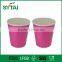 16oz Black Ripple Cups & White Lids Coffee Tea Insulated Disposable Cups