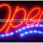 China 2017 flashing Full Color Tube Chip Color xxx video outdoor led open sign