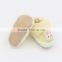 Newborn baby toddler shoes with soft sole yellow rabbit