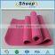 Anti fatigue waterproof durable tpe material pink eco yoga mat printed