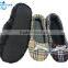 Lady Fashion Customized Winter Warm Dotted Fabric Sole Cheap Dance Ballet Slippers