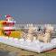 Kids outdoor playground cheap inflatable water park for sale