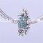 X114 Globalwin Sea Horse Diamond Charm 925 Silver 4.5mm Hole Charms Wholesale