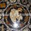 Semi precious stone marble inlay table top, pietre dure table top, marble dinning table top