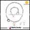 One Big White Pearl Pendant Necklace with Gold Chains for Women