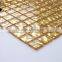 SMG11 Living room wall mosaic Wall hanging glass painting Imitation gold mosaic