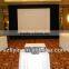 High quality ! front and Rear Easy folding screen with wheel wFlight Case Projector screen
