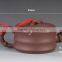 Bian Zhu Hu Bamboo Shape Yixing Purple Clay Teapot