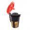 24K Gold plating Reusable K-Carafe Filter , Coffee K-Cup for Keurig 2.0