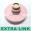 Alibaba China Supplier Trade Assurance Pink Round Jewelery Velvet Gift Box
