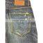 Custom High quality vintage wash distressed Japanese selvedge jeans denim(LOTR009)